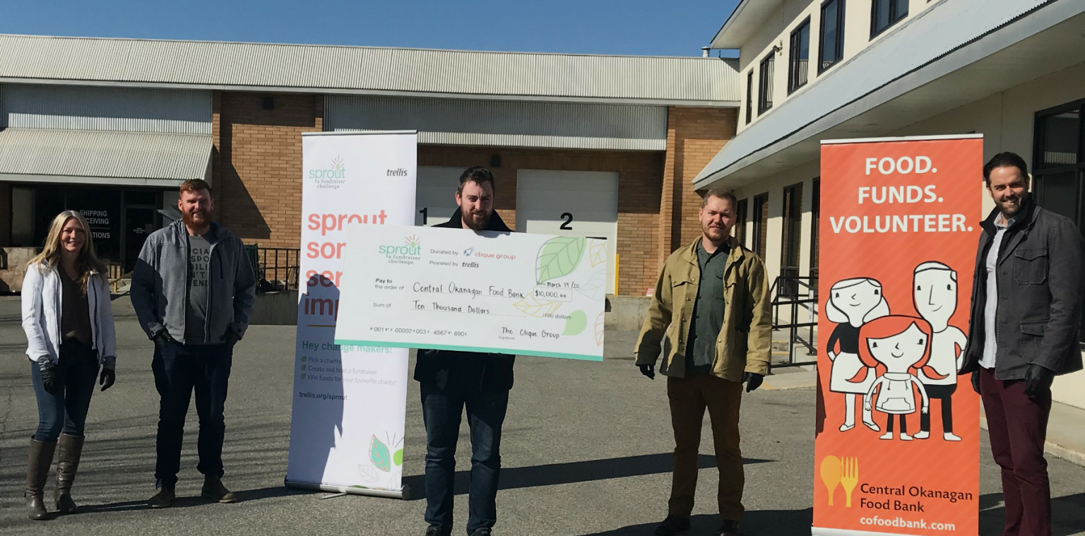 Food Bank receives $10,000 donation prize at just the right time.