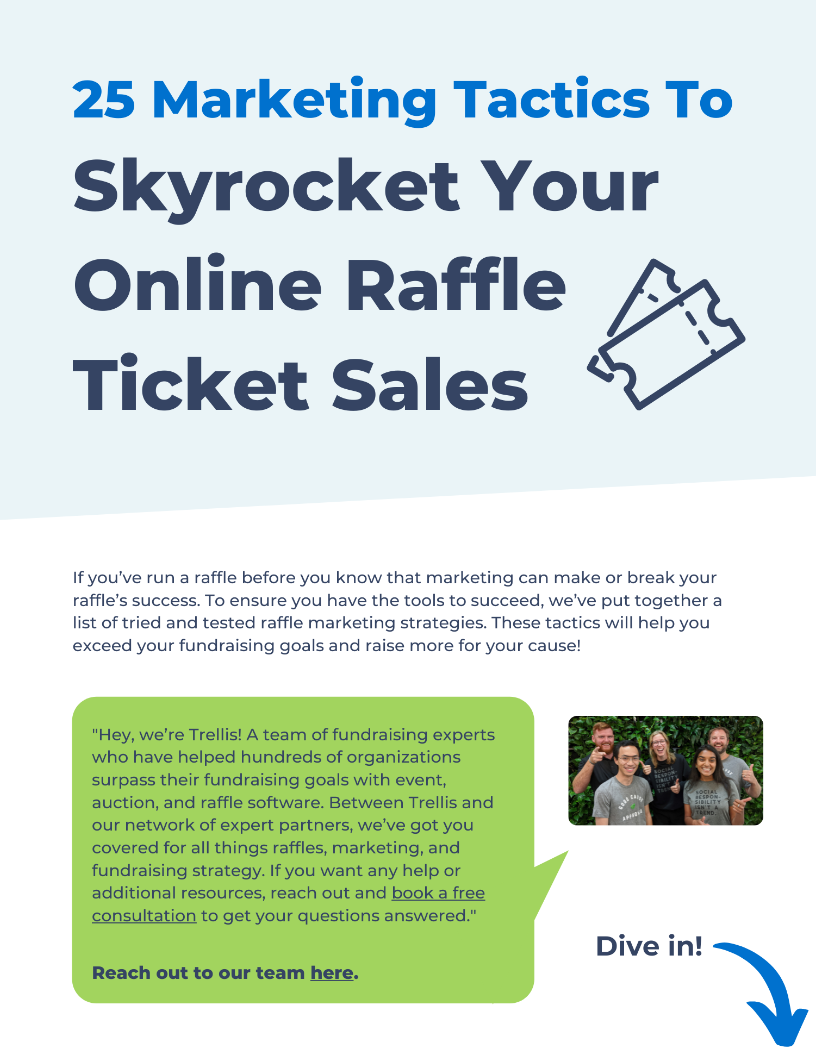 25 Marketing Tactics To Skyrocket Your Online Raffle Ticket Sales